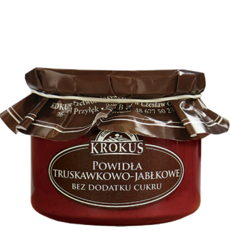 Powidła truskawkowo-jabłkowe bez dodatku cukru – Krokus, 310 g – Krokus, 310 g