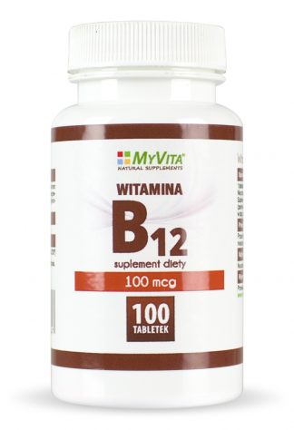 Witamina B12 100mcg – MyVita, 100 tabletek – MyVita, 100 tabletek