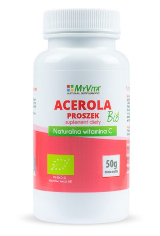 Acerola- naturalna witamina C – MyVita, 50 g, 100 g