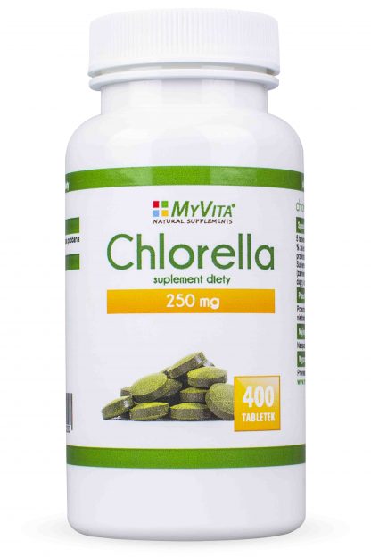 Chlorella- detoks, regeneracja – MyVita, 400 tabletek, 1000 tabletek