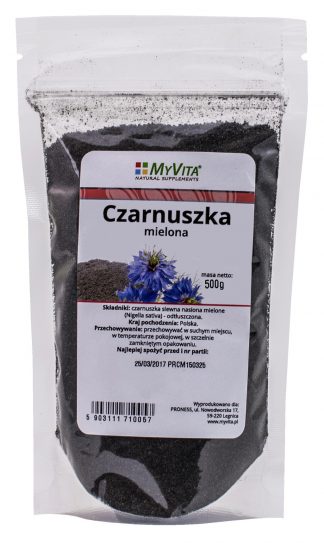 Czarnuszka mielona – MyVita, 150 g, 500 g