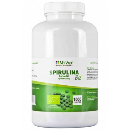 Spirulina BIO – MyVita, 400 tabletek, 1000 tabletek