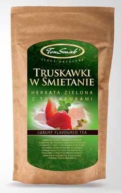 Herbatka zielona- truskawki w śmietanie – Ten Smak, 40 g – Ten Smak, 40 g