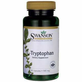 L-tryptofan 500 mg- stop depresji – Swanson, 60 kapsułek – Swanson, 60 kapsułek