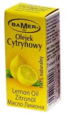 Cytrynowy 100% naturalny olejek eteryczny – Bamer, 7ml