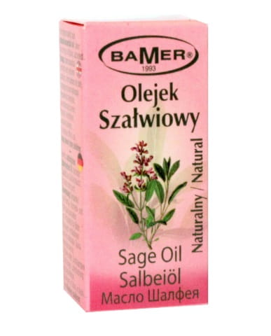 Szałwiowy 100% naturalny olejek eteryczny – Bamer, 7ml